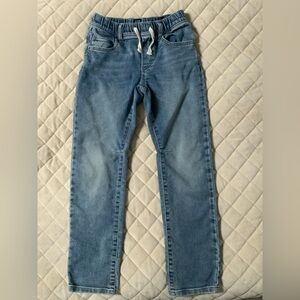 GAP Light Blue Drawstring Waist Stretch Jeans for Kids